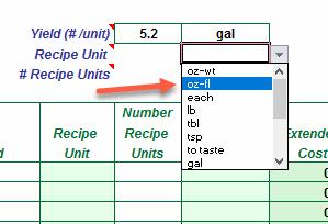 In this case you would need to wait till the Sub Recipe was completed to measure or weigh the batch. Now select the Recipe Unit you will use when linking the Sub Recipe to your Menu Items.