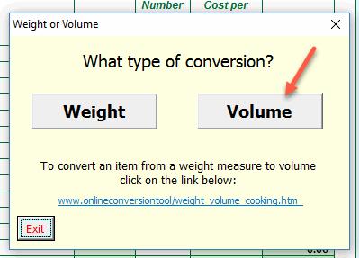 Yield quantity and unit to convert, in this case 5.2 and Gallon. Then select the Recipe Unit from the To: drop down box.