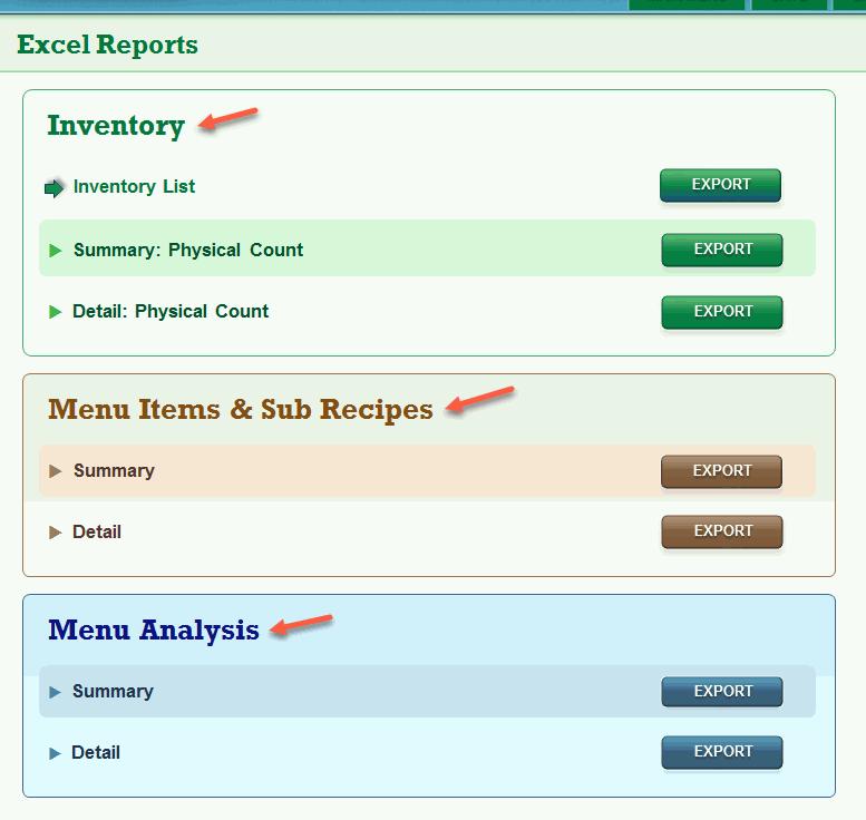 As the name indicates, all reports are exported to a new Excel workbook, outside the program file. From there they can also be printed.