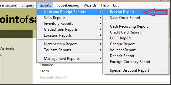 If you want to print/preview the whole list of Cash and Receipt report of your company,