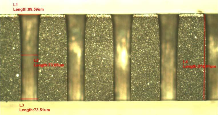 variation (at exit)* ± 2 µm ± 2.5 µm ± 2.