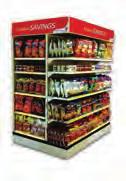 Merchandising Shelves Top Shelf Fixtures strength is our shelving system line.