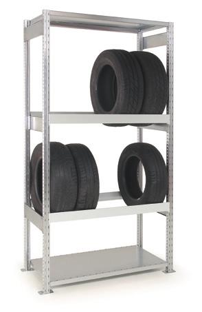 Fitted with leaf doors with locks and steel sheet back walls and side panels, the shelving allows you