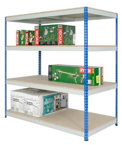 Our rivet racking offers incredible value for money, whilst