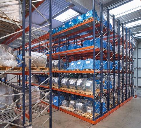 Pallet racking Movirack mobile pallet racking Optimises space and considerably increases