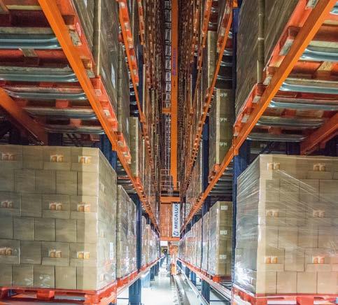 Pallet racking Automated warehouses for pallets Highly productive processes for the entry