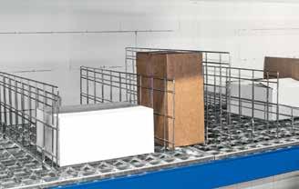 without screws, permanently fixed (no bolted connection that can loosen) Corrosion-proof Suitable for all types of shelves Shelf dividers: MEA shelf dividers for shelving modules will