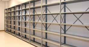 Clipper Shelving Shelving Components For Open Construction Sway Braces (A & B) A Sway braces provide stability for Open Type shelving They are furnished in sets of two braces to fasten to one back or