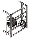 with a 30 o flange on the top securely cradle the tires Available in Single-Row, (12 deep units