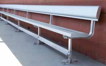 without additional engineering or construction permitting How are Bleachers typically measured?