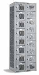 All-Welded Steel Lockers At a Glance 16 ga body & 18 ga back for durability 14 ga door and Classic III handle standard Optional Defiant II single point latching Ships fully assembled Ventilation