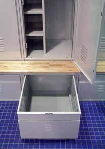 benches to span multiple drawer bases is recommended to provide smooth and continuous seating Your installer can field cut as necessary, or we can provide custom lengths with field joints, mitered