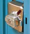 below For KD Lockers For Welded Lockers Vertical Pan Horizontal Pan Anti-Pry/Lock Alignment Bracket Defeats prying attempts by capturing the door flange and preventing separation from the door