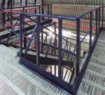 Protective rails are built with round and