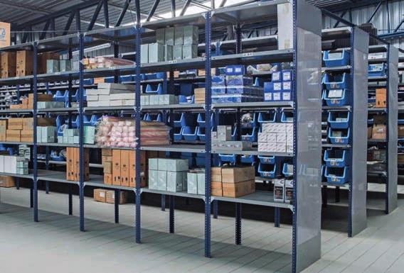 The shelving units can be fully dismantled, which means they can be modified or expanded to adjust their height and length.