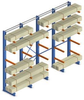 3 Cantilever racks on mobile bases In order to increase the capacity of the space available,