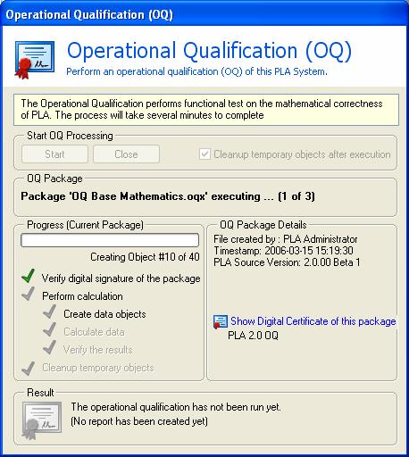 The optional Validation Package helps you to manage the tasks of installation qualification, operational qualification and performance qualification (IQ, OQ, PQ) fast and efficiently.