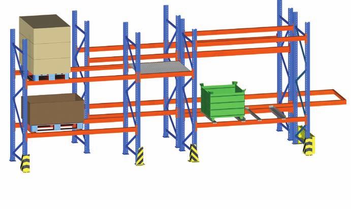 CONVENTIONAL PALLET RACKING The Stow Pal Rack system consists of a full range of basic components and accessories to fulfill all of your requirements.