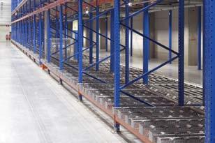 Live storage AS/RS application Open face racking You want to build higher warehouses