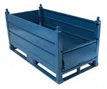durability Quick Ship in sizes 30 x36, 32 x40, 36 x44, 40 x 48 Collapsible Steel Containers (Hold n Fold ) The cost savings of a collapsible (light duty)