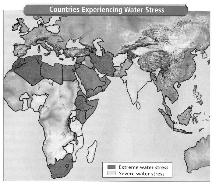 Section 25.4 Water Resources been contaminated by agricultural or industrial processes.