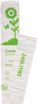 Made from natural corn starch designed with extra microns, they are suitable for commercial use