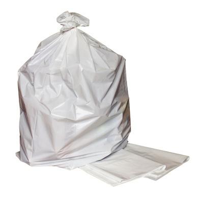 RECYCLED PLASTIC BAGS 65L Bin Liner-Tear Top ED-5225 Recycled refuse liners with tear top