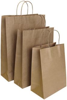 - Brown Kraft 80-120gsm - 100% Recyclable & Compostable - FSC Certified - Printed using non-toxic water-based inks (if custom printed) Flat Handle Paper Takeaway Bag High quality comfortable to hold
