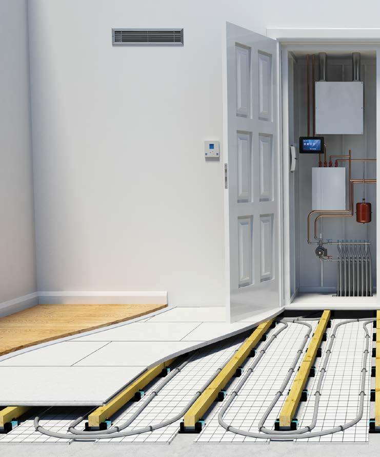 More than just an Underfloor Heating System underfloor heating + acoustic flooring + integrated control technology Performance Technology Integrated Control Strategy (PTICS) An intelligent system