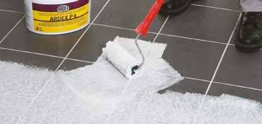 ARDEX P 4 READY MIXED RAPID DRYING MULTI-PURPOSE PRIMER DESCRIPTION Solvent-free primer for internal and external use on absorbent and non-absorbent backgrounds.