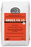 ARDEX FA 10 is reinforced with fibres to ensure a flexible, crack-free finish with exceptional stability, and is ready to receive tiling after just 3 hours, regardless of thickness!