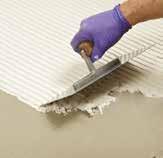 with an ARDEX Cement-Based Rapid or Standard Setting Tile Adhesive.