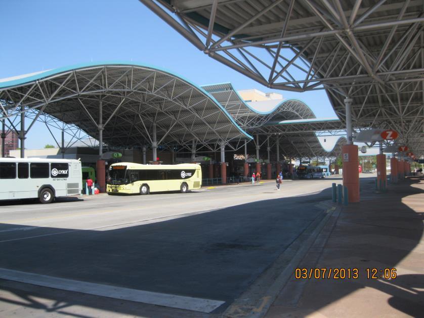 TSP equipped buses at Lynx Link 8 and Central Station, Orlando, Fl, photo credit: Frank Consoli, City of Orlando With the expected positive outcome of this research, the system
