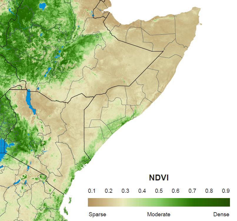 Evidence of substantial constraints to food access Large areas of southern Somalia are seasonably dry and in those areas where pasture does exist, its availability is far belowaverage.