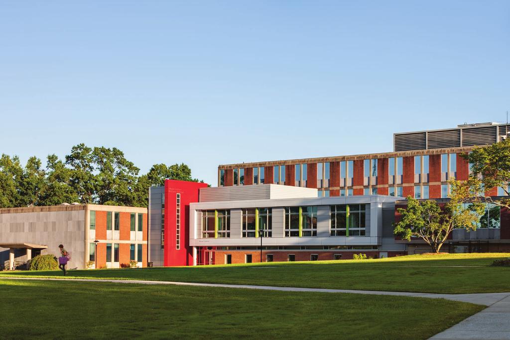 UNIVERSITY OF HARTFORD SHAW CENTER SLAM provided design-build services for a two-story, 10,000-SF addition and renovation to an overcrowded