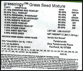 Are coated seeds worth the money? Scotts and Pennington coated seeds were obtained from a retail outlet.