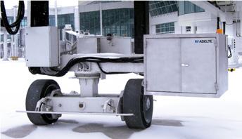 Ground Support Equipment Auxiliary Hose Retriever Trolley CONSUS Specially designed for the provision of pre-conditioned air to stationed aircrafts that require an extension of hose to reach PCA