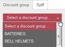 Discount group tab C1.