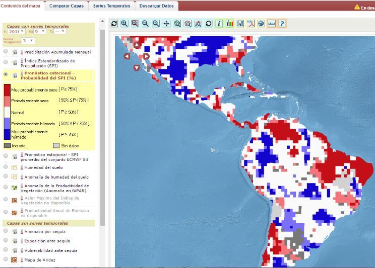 Other resources in the region: Drought Monitoring Joint research Centre of the European Commission (JRC) operate an map server online to analyze and map geographic information, which describes