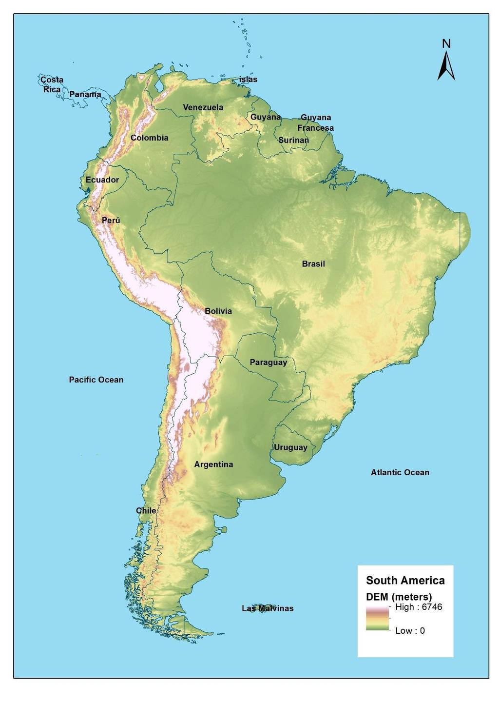 South America: Andean region South America is a region with a marked diversity in cultural, social, demographic, and