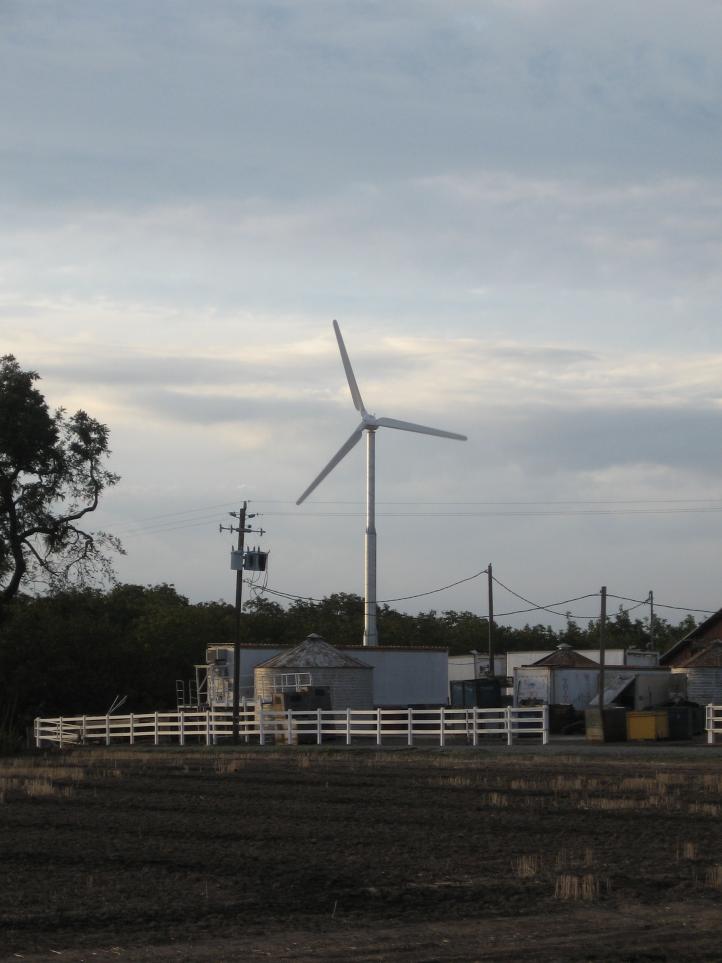 California On-Farm Wind Projects In 2009, we helped a Northern California walnut producer with a project that included installing four 20kW wind turbines.