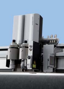 They are highly accurate, automated cutting systems that can cut up to 55" per second.