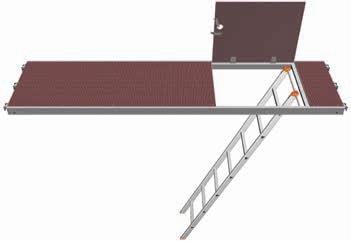 u Scaffolding decks, access decks } Internal scaffolding access Our hatch-type access decks conform to the