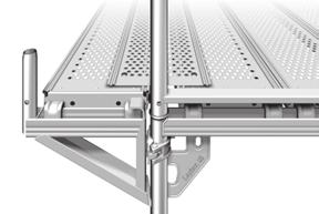 placed on top. 3 U-Xtra-N deck, 0.61 m wide, with integrated access ladder 4 U-aluminium access deck, 0.