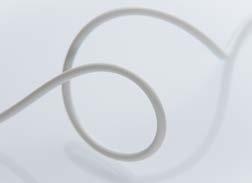 - Saliva-resistant Composite tubing - Silicon with thermoplastic -