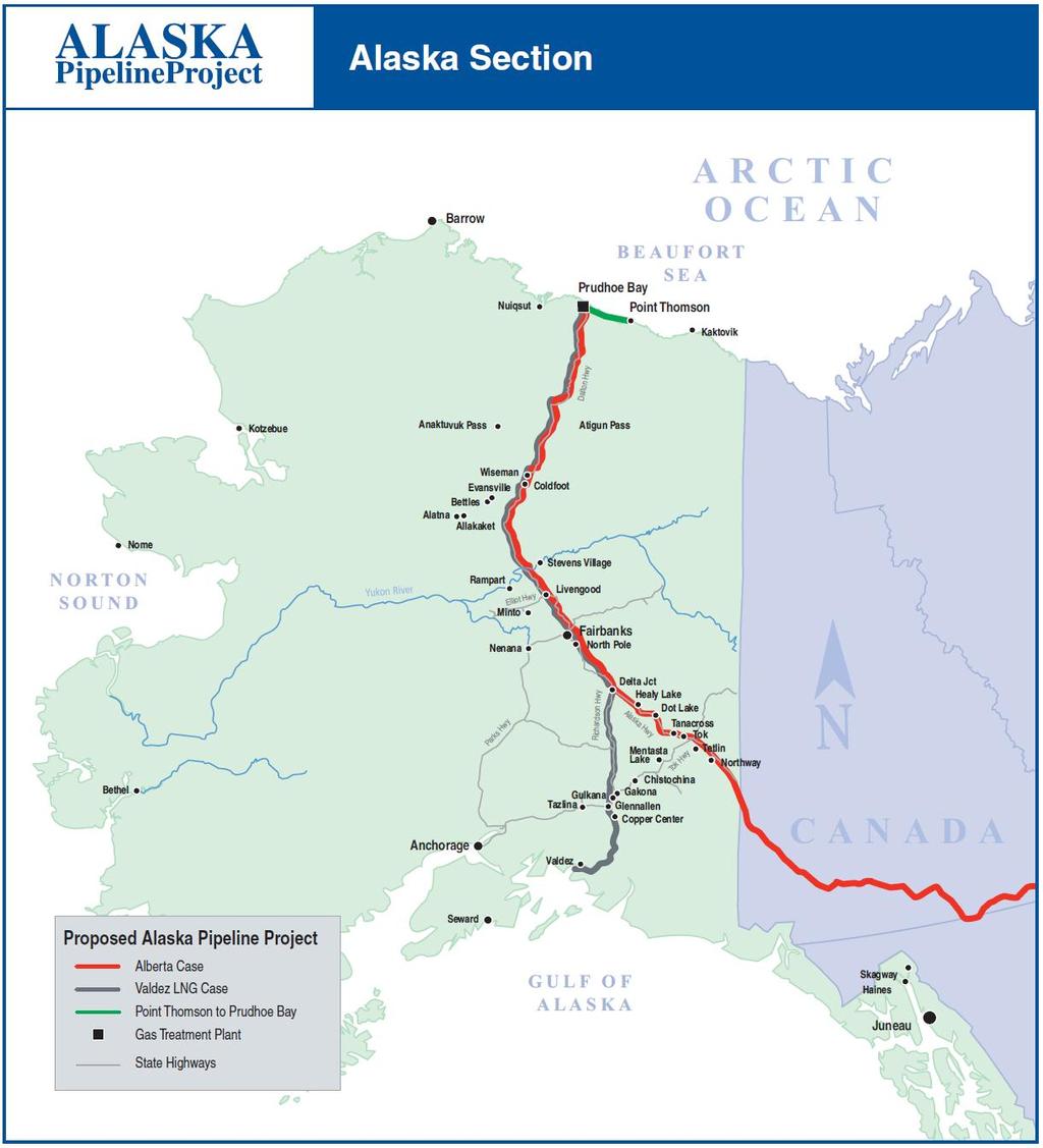 Alaska pipeline project Alaska Gas Pipeline Project Office Figure 1.