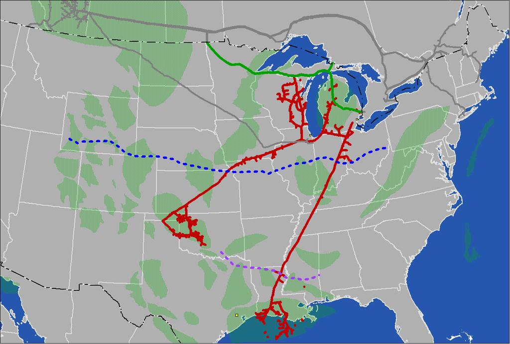 Gas Supply & Storage Opportunities WCSB Transport gas from Midcontinent, Gulf Coast, Rockies and new Shale Gas to Midwest markets LNG supplies to storage, user markets or LNG/ CNG terminals Future