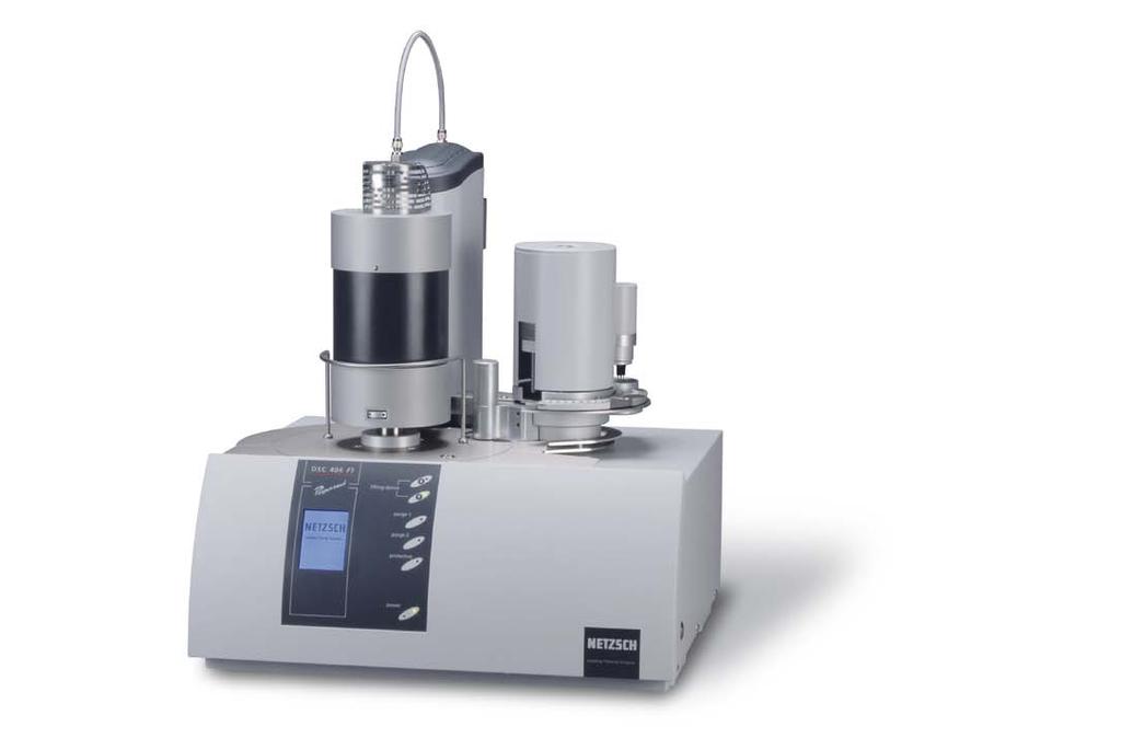 Differential Scanning Calorimeter DSC 404 F1 Pegasus The NETZSCH DSC 404 F1 Pegasus allows determination of caloric effects (transformation temperatures and enthalpies) up to the highest of