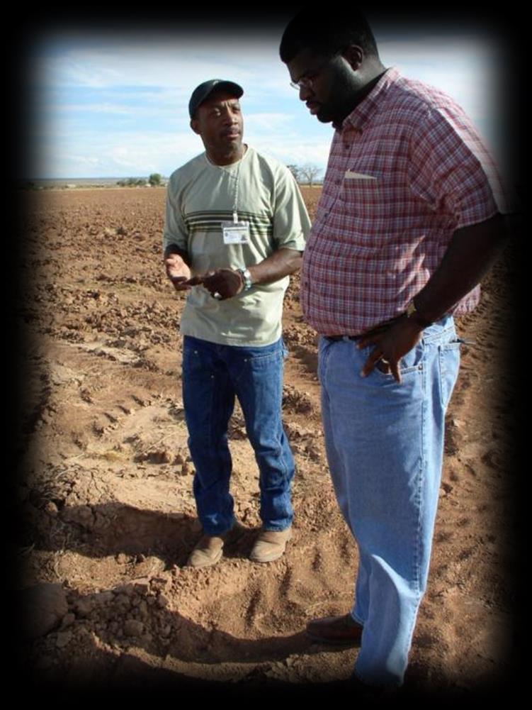 NRCS and other agencies are there to help you develop and implement your conservation plan On-site visits by the agencies are an integral