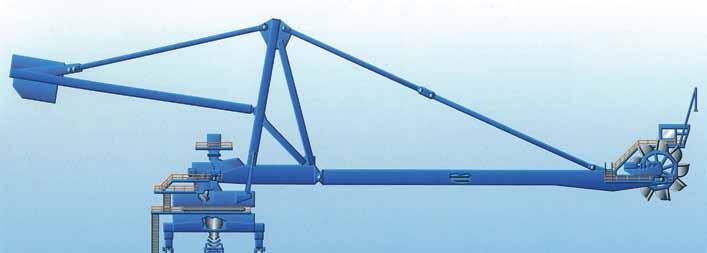 Masted Boom Configuration is designed for use in applications where extended boom length over 125 feet (38 meters) is necessary.